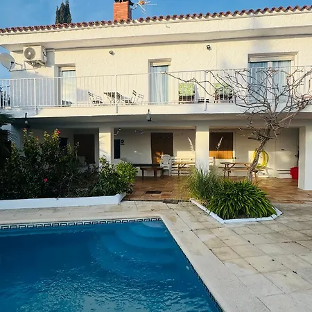 Exclusiva Casa Con Vistas Despejadas Al Mar Y Piscina Privada Lloret de Mar Exterior photo